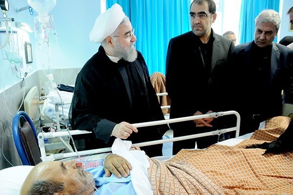همزمان با عاشورای حسینی؛ دکتر روحانی از بیمارستان شهید دکتر فیاض بخش بازدید کرد