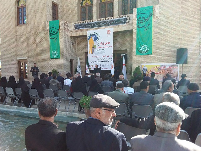 برگزاری همایش تکریم از سالمندان ایثارگر در دلیجان