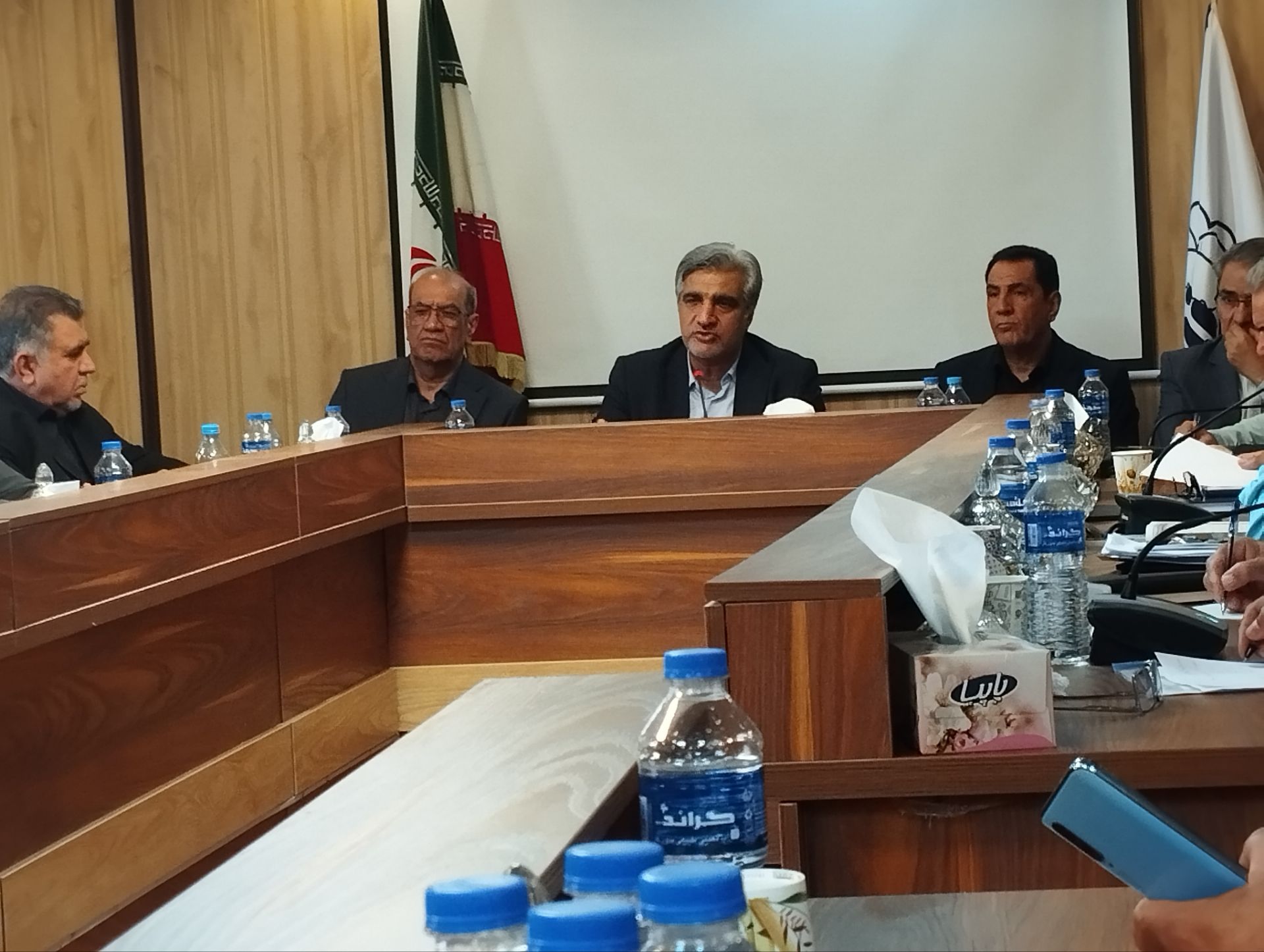 جلسه هیات مدیره با مدیر عامل سازمان تامین اجتماعی و دکتر حسن پور 1403