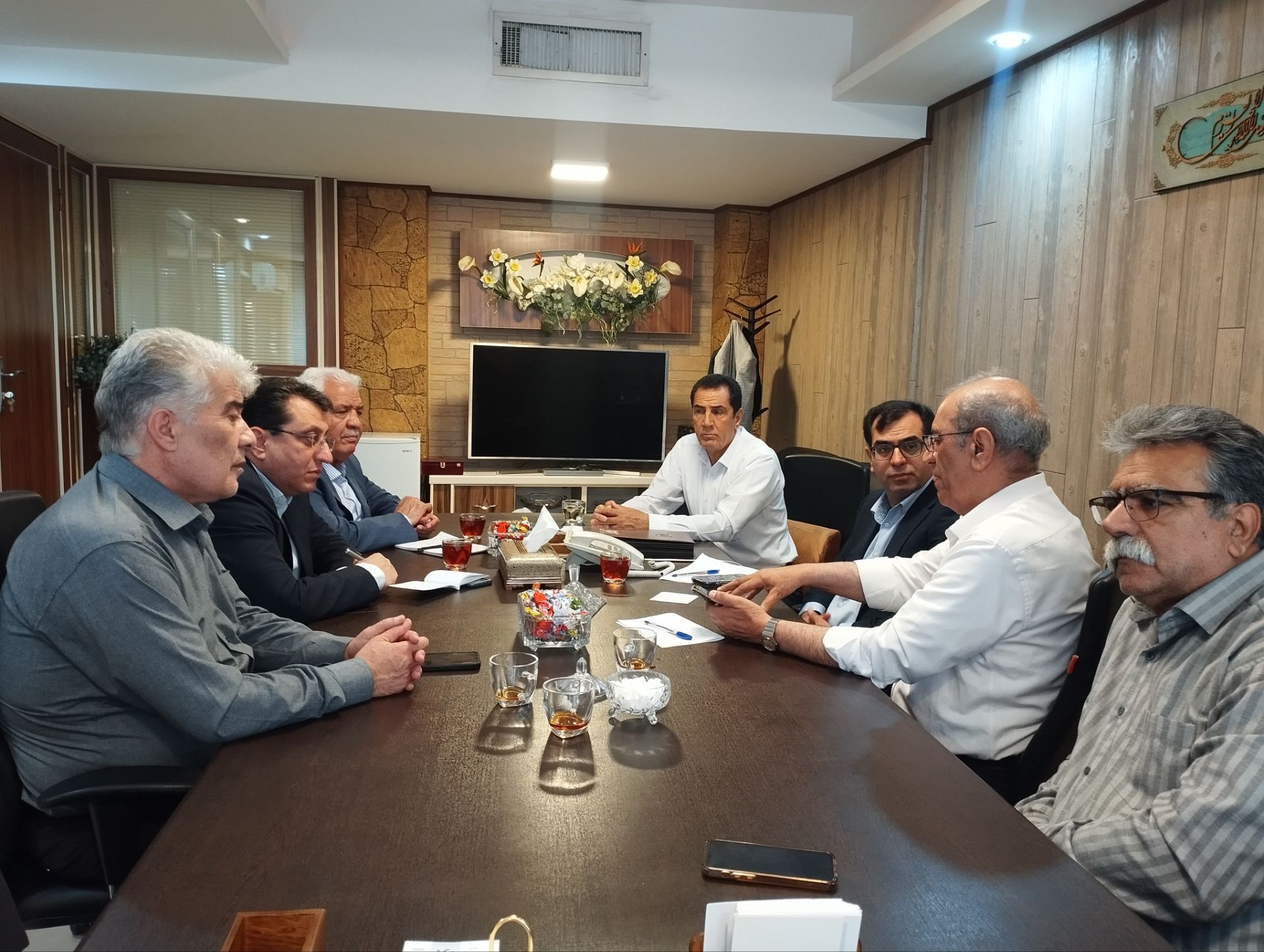 جلسه روسای کانون عالی کشور با مدیران بانک رفاه خرداد ماه 1405